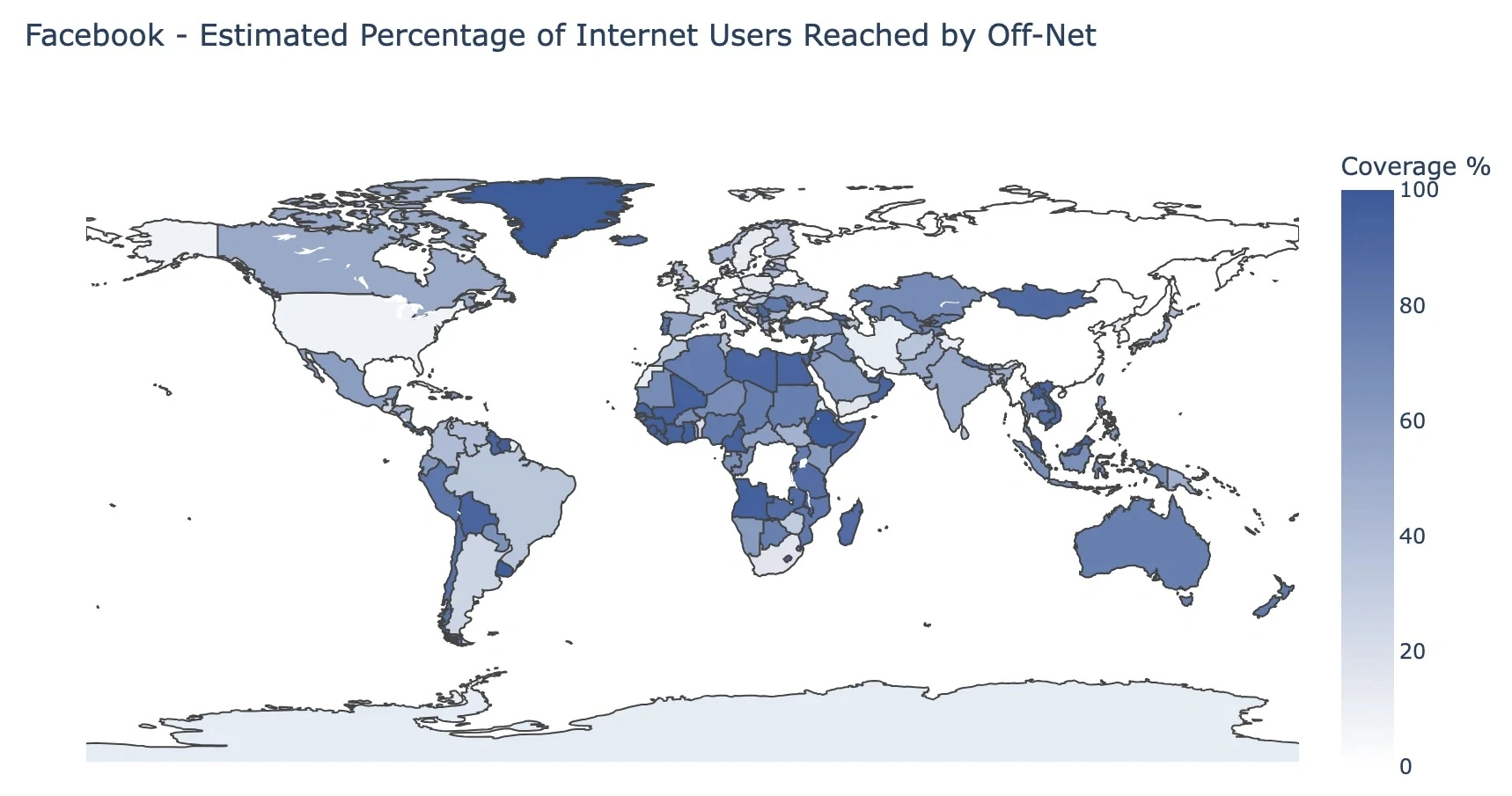 Example distribution of Facebook infrastructure